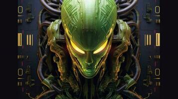 un póster para un juego llamado extraterrestre foto