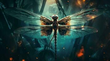 a poster for a dragonfly called dragonfly photo