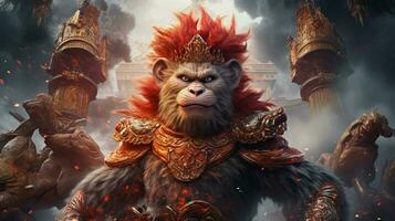 a poster for a movie called monkey king photo