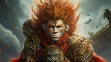 a poster for a movie called monkey king photo