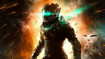 a poster for a video game called the dead space photo