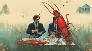 a poster for the book the lobster photo