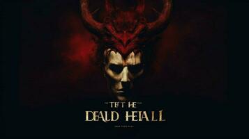 a poster for the movie the devils head photo