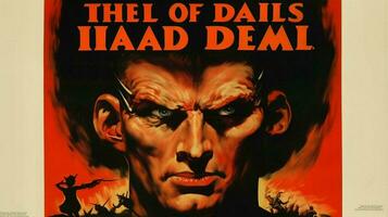 a poster for the movie the devils head photo