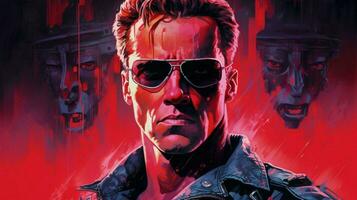 a poster for the movie the terminator photo