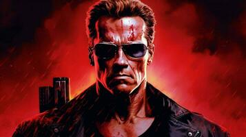 a poster for the terminator series photo