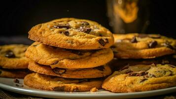 chocolate chip cookies photo