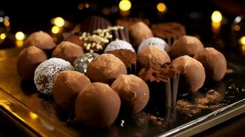 chocolate truffles image hd photo