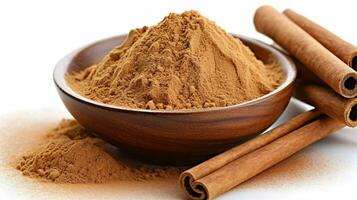 cinnamon sticks powder photo