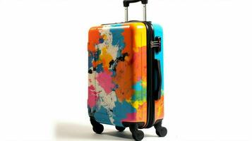 colorful travel suitcase photo