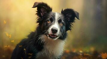 cute border collie photo