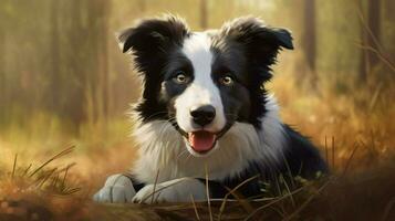 cute border collie photo