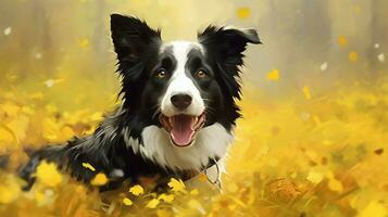 cute border collie photo