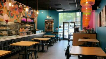 fastcasual restaurant with diverse menu of vegan photo