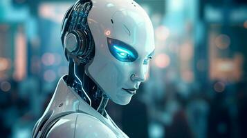 robot electronic access authentication system photo