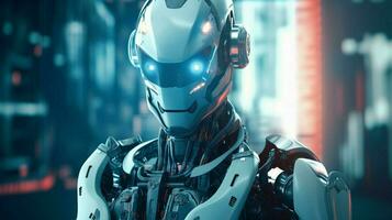 robot electronic access authentication system photo