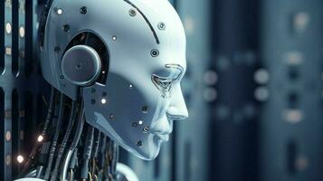 robot electronic access authentication system photo