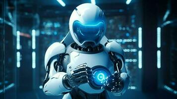 robot electronic access authentication system photo