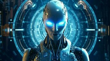 robot electronic access authentication system photo