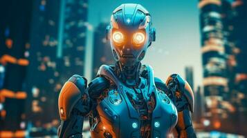 robot electronic access authentication system photo