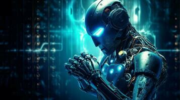 robot electronic access authentication system photo