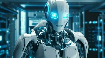 robot electronic access authentication system photo