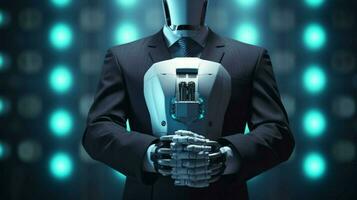 robot electronic access authentication system photo