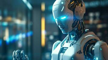 robot electronic access authentication system photo