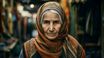 turk woman turkish city photo