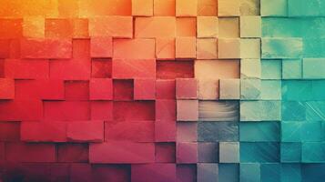 vibrant color palette with gradients and textures photo