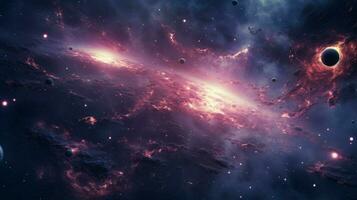 3d stylized outer space background pattern high photo