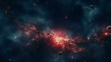 3d stylized outer space background pattern high photo