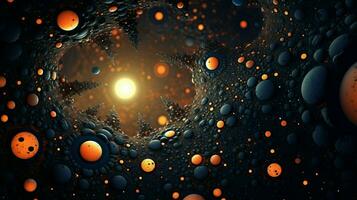 3d stylized outer space background pattern high photo