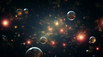 3d stylized outer space background pattern high photo