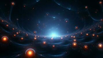 3d stylized outer space background pattern high photo