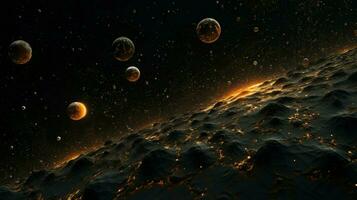 3d stylized outer space background pattern high photo