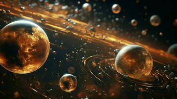 3d stylized outer space background pattern high photo
