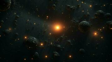 3d stylized outer space background pattern high photo