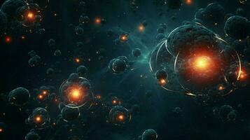 3d stylized outer space background pattern high photo