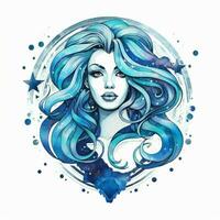 Aquarius with transparent background high quality ultra photo