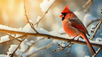 Beautiful Bird Photography Red Cardinal photo