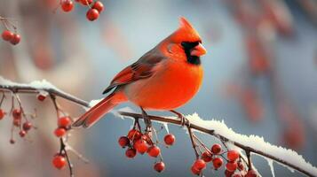 hermosa pájaro fotografía rojo cardenal foto