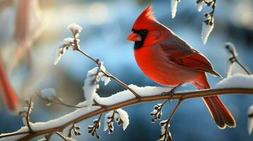 Beautiful Bird Photography Red Cardinal photo