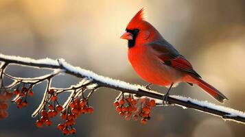 Beautiful Bird Photography Red Cardinal photo