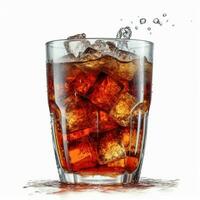 Caffeine Free Coca-Cola with transparent background high photo