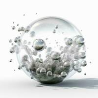 burbuja arriba con transparente antecedentes alto calidad ultra foto
