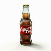 Coca-Cola Life with white background high quality photo