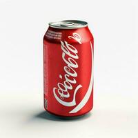 Coca Cola c2 con blanco antecedentes alto calidad foto