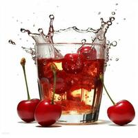 Coca-Cola Cherry with white background high quality photo