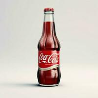 Coca Cola con blanco antecedentes alto calidad ultra foto